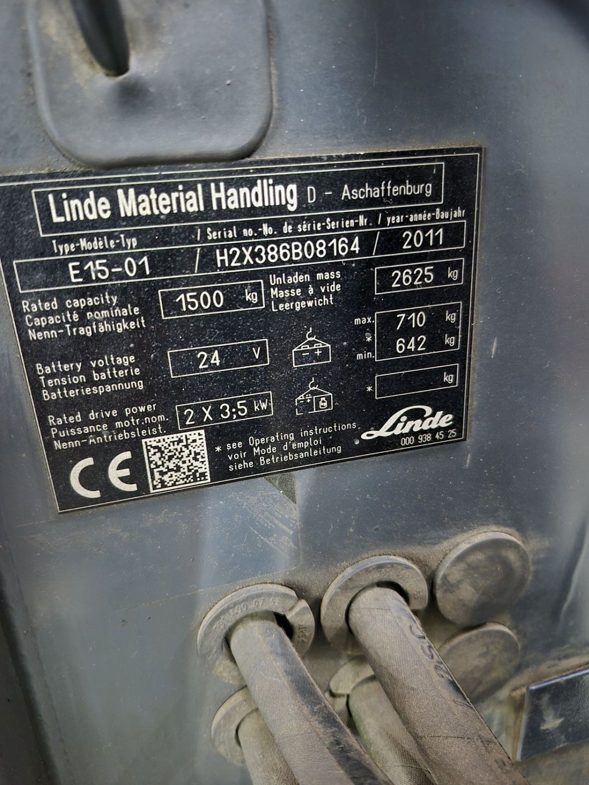 Frontstapler del tipo Linde E15-01, Gebrauchtmaschine In Biddinghuizen (Immagine 10)