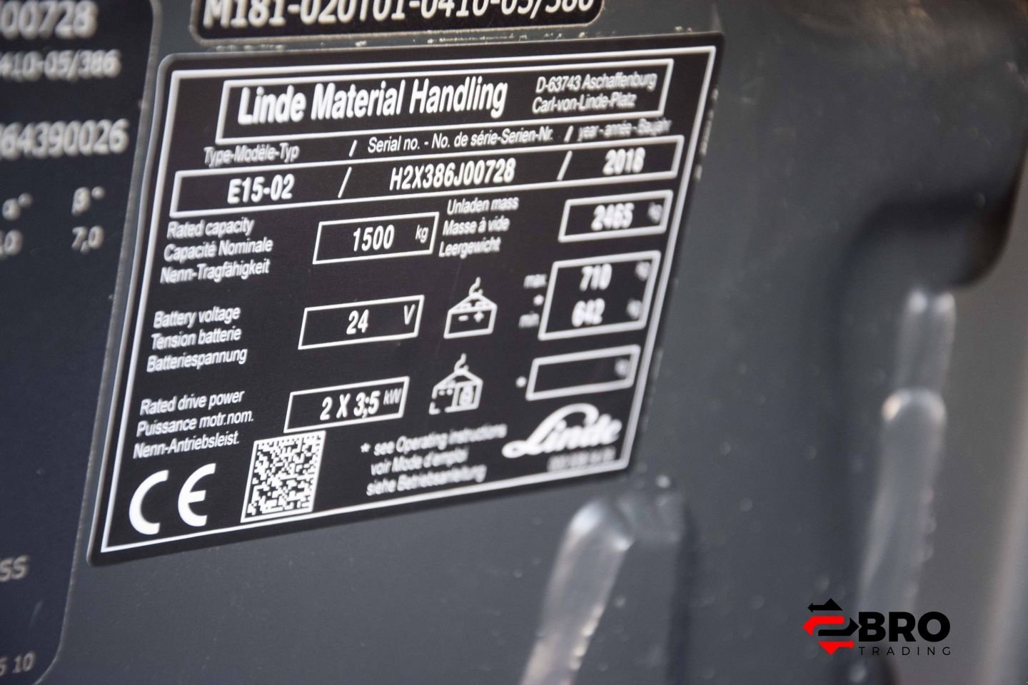 Frontstapler a típus Linde E15-02 EVO, Gebrauchtmaschine ekkor: mol (Kép 4)