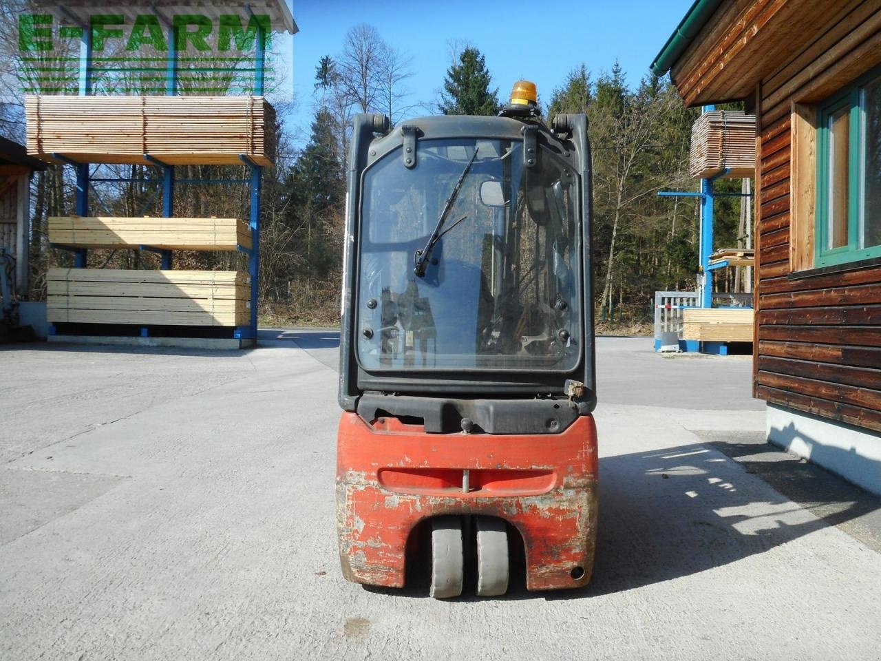 Frontstapler Türe ait Linde e16-01 triplex + ss ( batt. 12/2018 ), Gebrauchtmaschine içinde ST. NIKOLAI/DR. (resim 3)