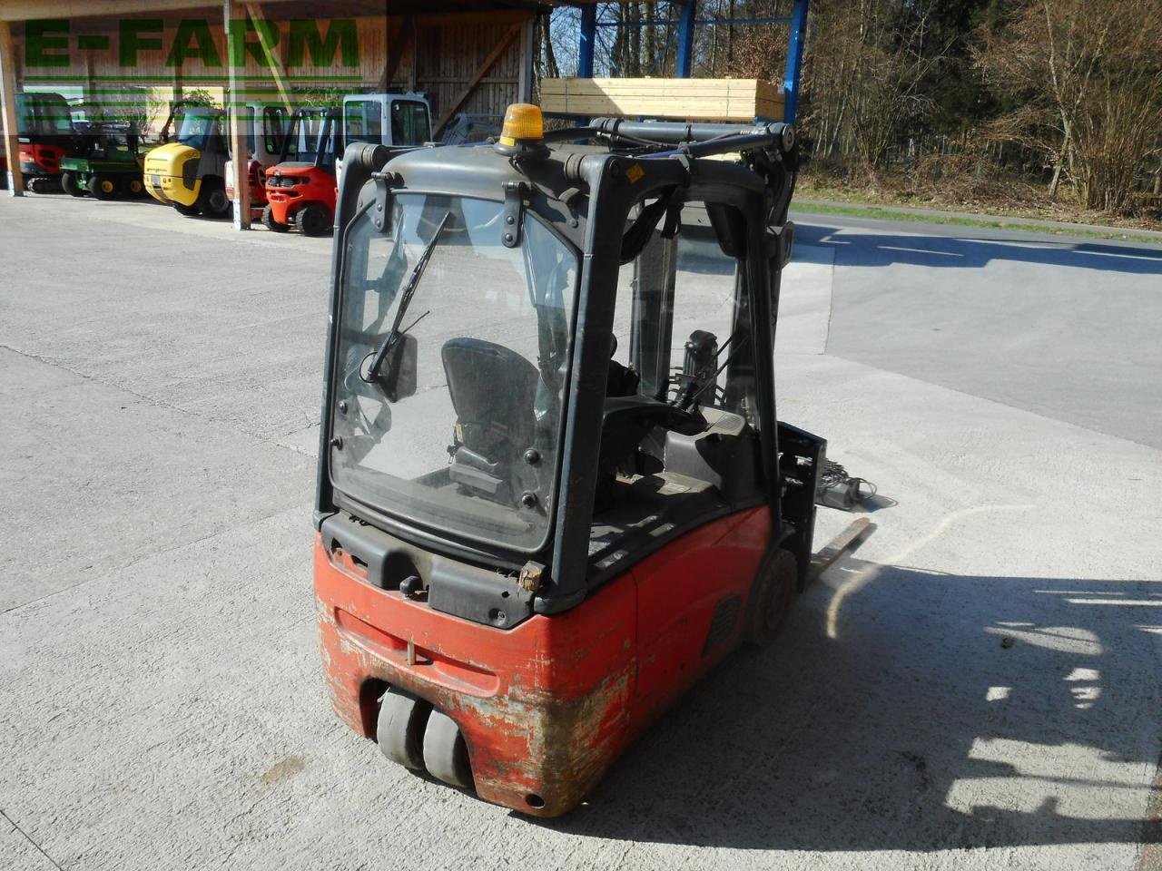 Frontstapler Türe ait Linde e16-01 triplex + ss ( batt. 12/2018 ), Gebrauchtmaschine içinde ST. NIKOLAI/DR. (resim 4)