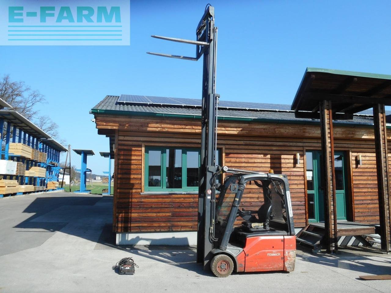 Frontstapler Türe ait Linde e16-01 triplex + ss ( batt. 12/2018 ), Gebrauchtmaschine içinde ST. NIKOLAI/DR. (resim 17)