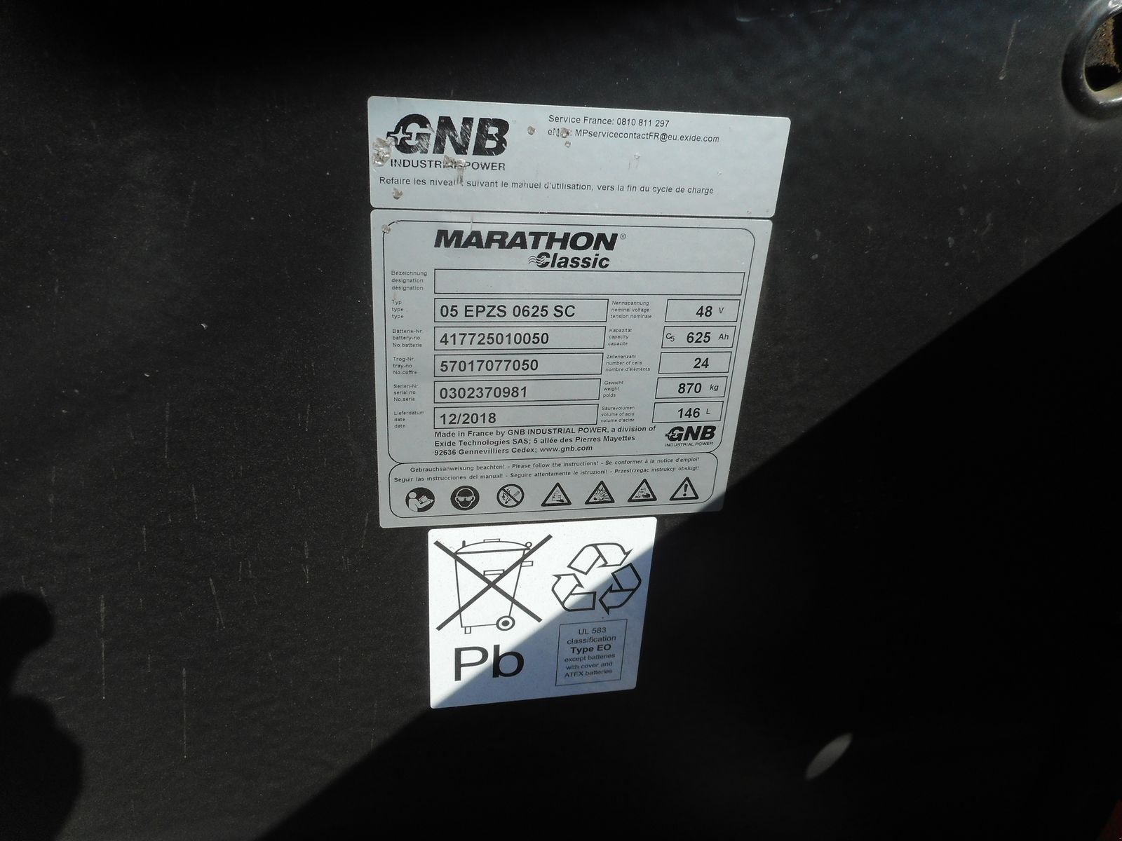 Frontstapler от тип Linde E16-01 Triplex + SS ( BATT. 12/2018 ), Gebrauchtmaschine в St. Nikolai ob Draßling (Снимка 20)