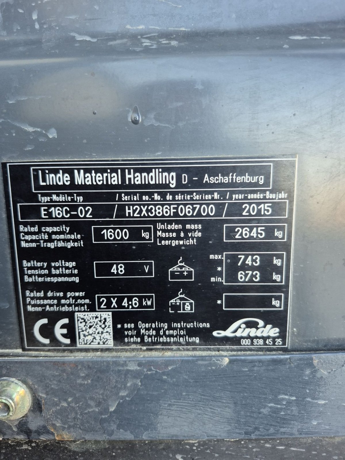 Frontstapler van het type Linde E16C-02, Gebrauchtmaschine in Biddinghuizen (Foto 11)