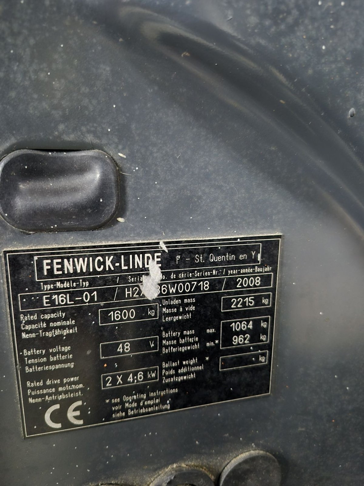 Frontstapler типа Linde E16L-01, Gebrauchtmaschine в Biddinghuizen (Фотография 11)