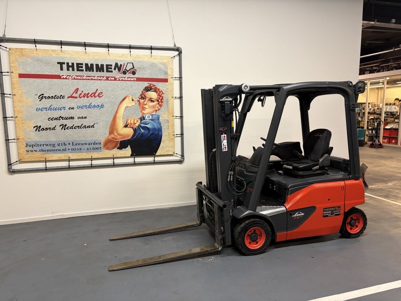 Frontstapler des Typs Linde E16P-02-386, Gebrauchtmaschine in Leeuwarden (Bild 1)
