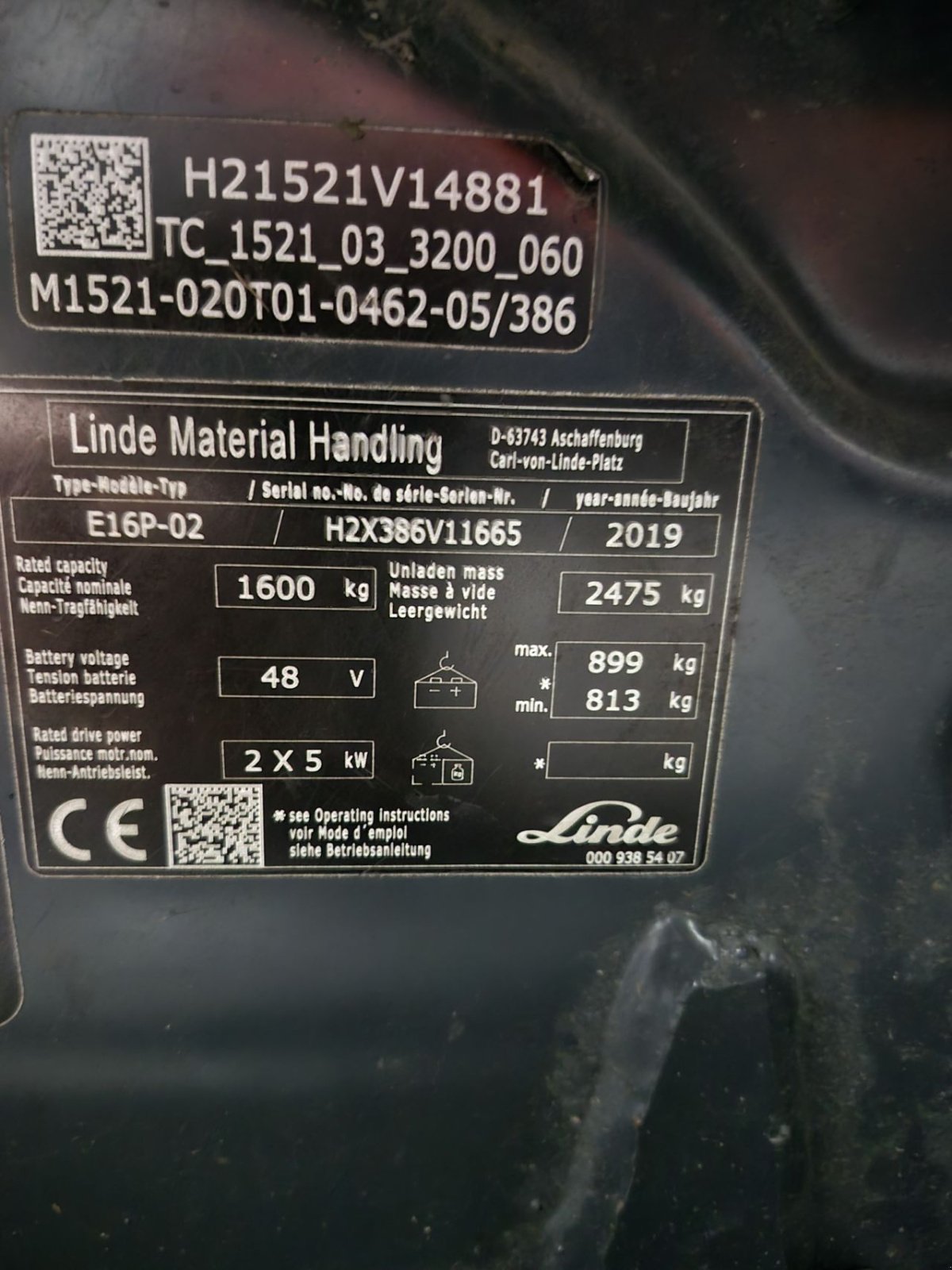 Frontstapler des Typs Linde E16P-02, Gebrauchtmaschine in Biddinghuizen (Bild 10)