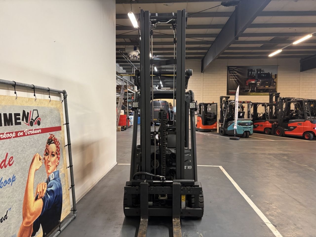 Frontstapler des Typs Linde E18-01, Gebrauchtmaschine in Leeuwarden (Bild 5)