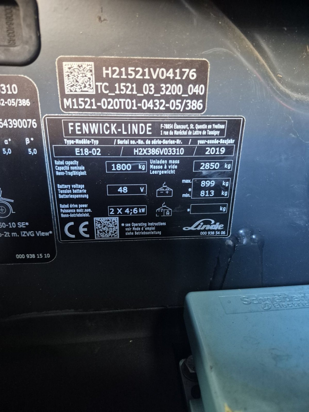 Frontstapler des Typs Linde E18-01, Gebrauchtmaschine in Biddinghuizen (Bild 11)