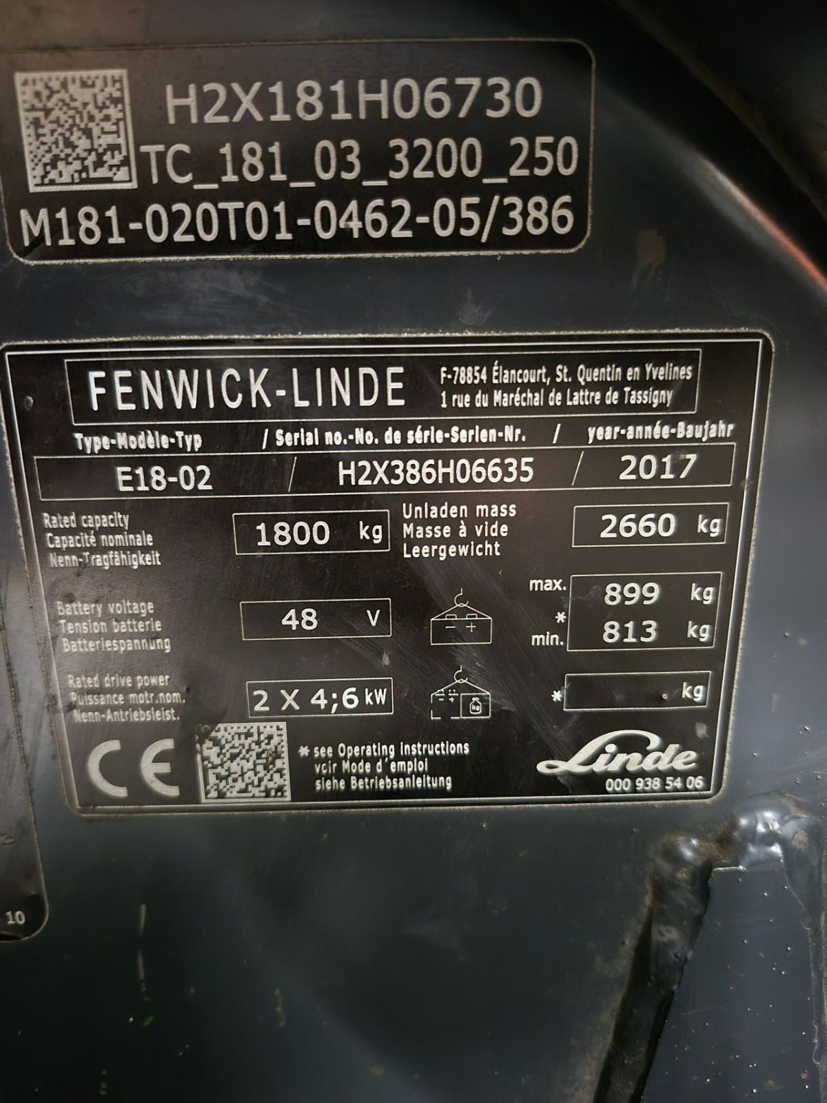 Frontstapler типа Linde E18-02, Gebrauchtmaschine в Biddinghuizen (Фотография 10)