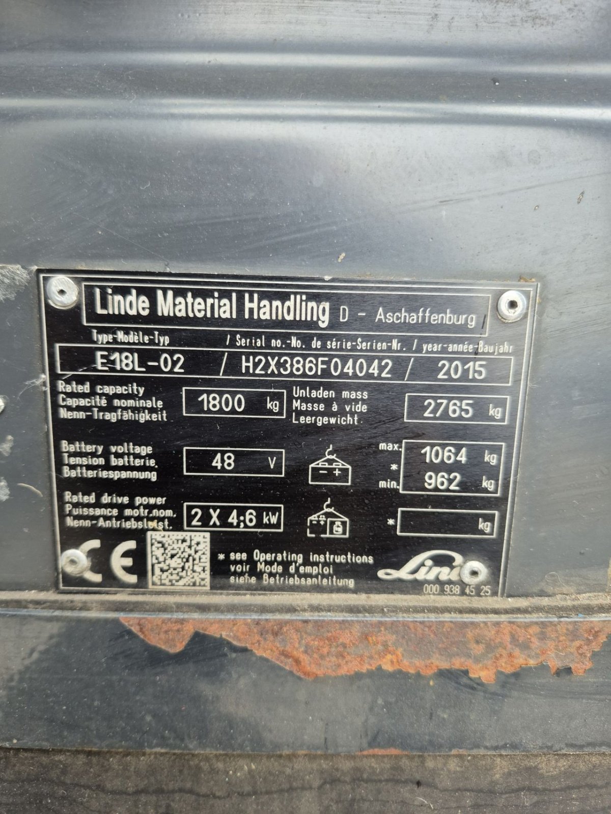 Frontstapler typu Linde E18L-02, Gebrauchtmaschine v Biddinghuizen (Obrázek 10)