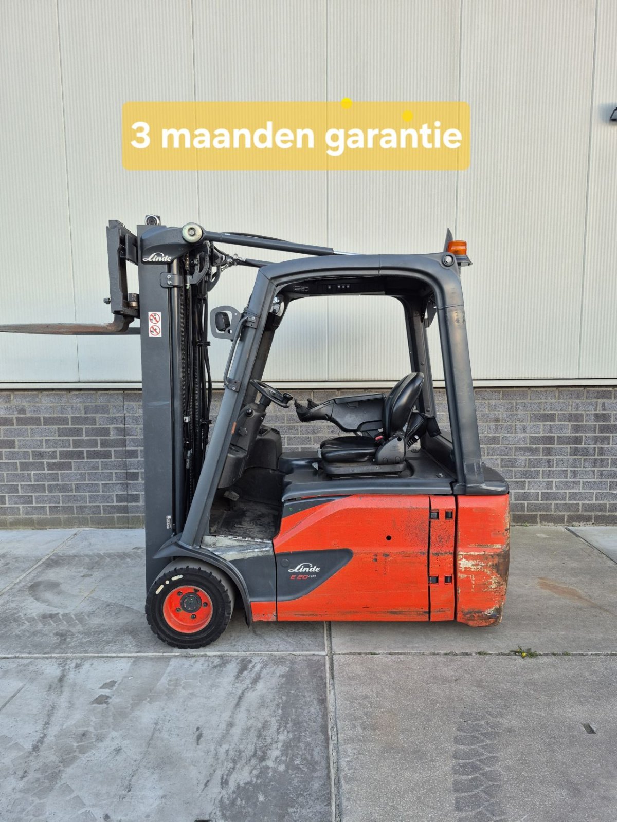 Frontstapler van het type Linde E20L-02, Gebrauchtmaschine in Biddinghuizen (Foto 1)