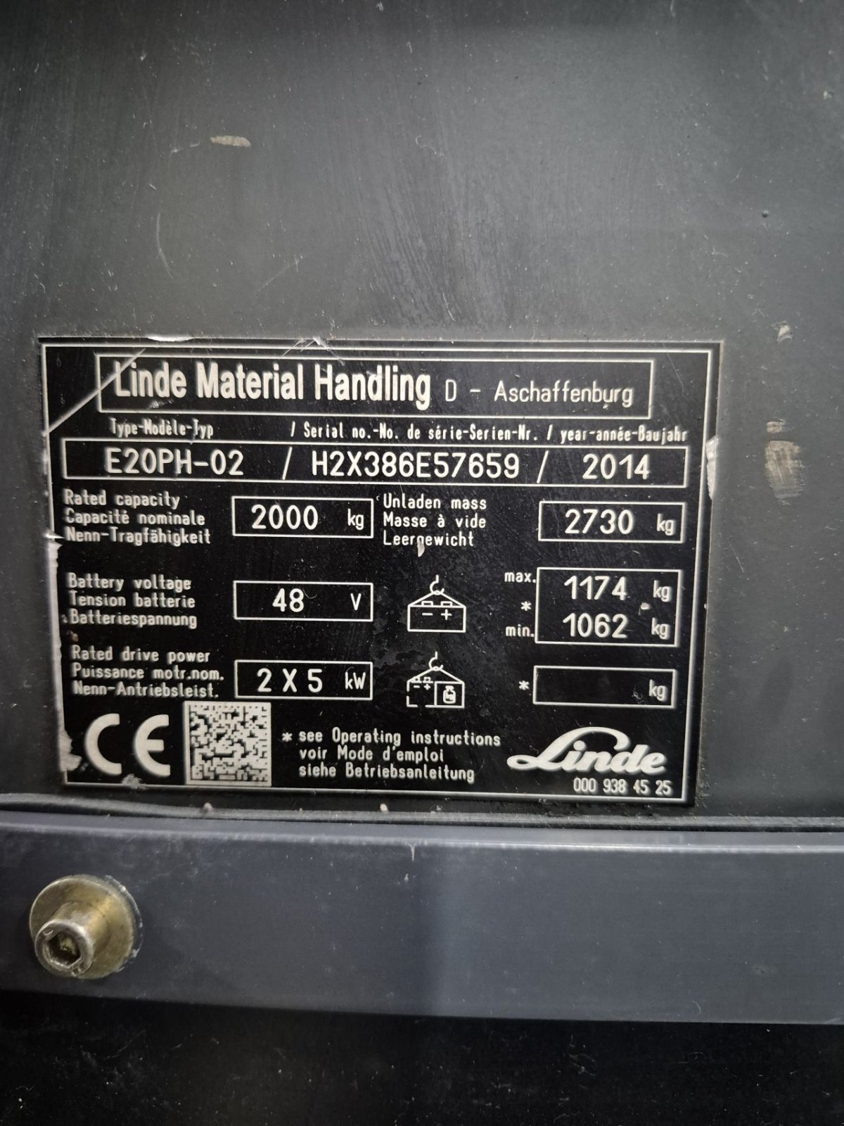 Frontstapler za tip Linde E20PH-02, Gebrauchtmaschine u Biddinghuizen (Slika 10)