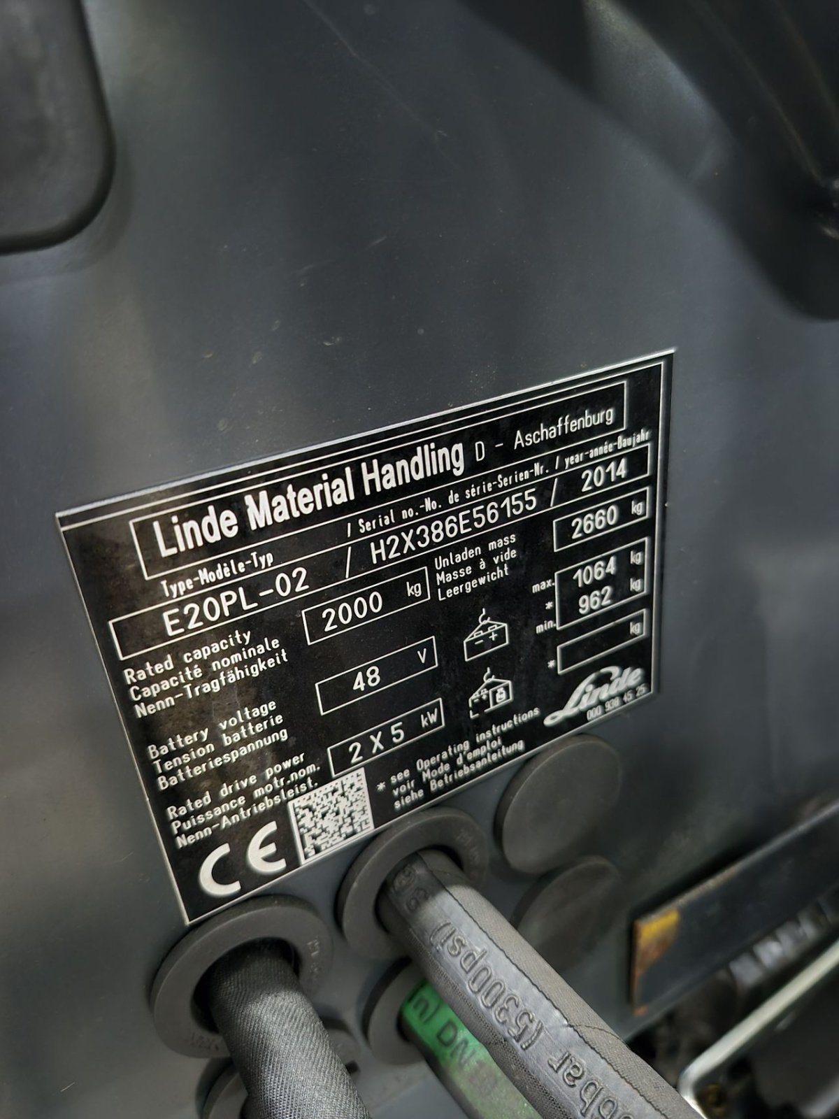 Frontstapler типа Linde E20PL-02, Gebrauchtmaschine в Biddinghuizen (Фотография 11)