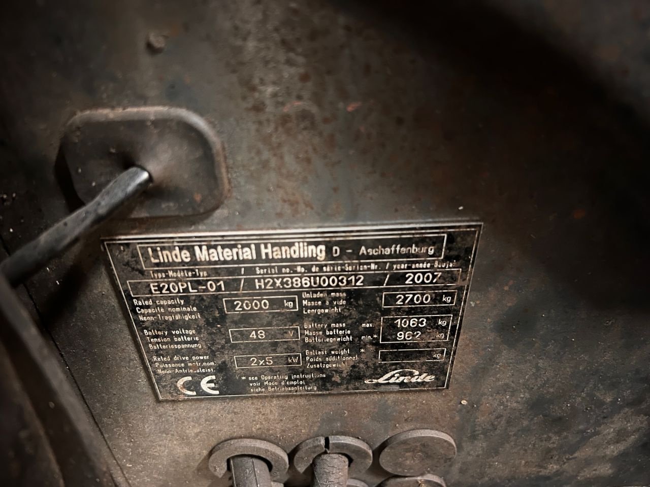 Frontstapler του τύπου Linde E20PL, Gebrauchtmaschine σε Leeuwarden (Φωτογραφία 5)