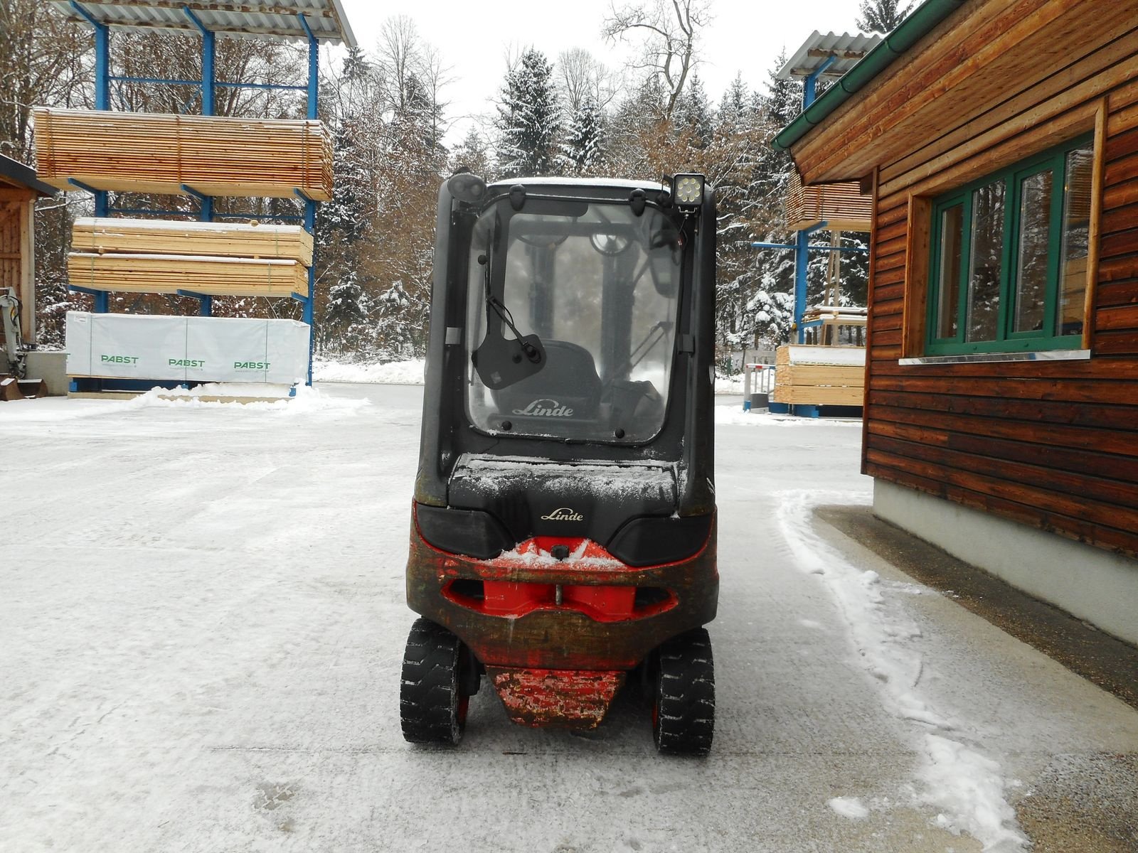 Frontstapler des Typs Linde E25-1 Triplex + SS + 4. Kreis ( Batterie Bj. 202, Gebrauchtmaschine in St. Nikolai ob Draßling (Bild 3)
