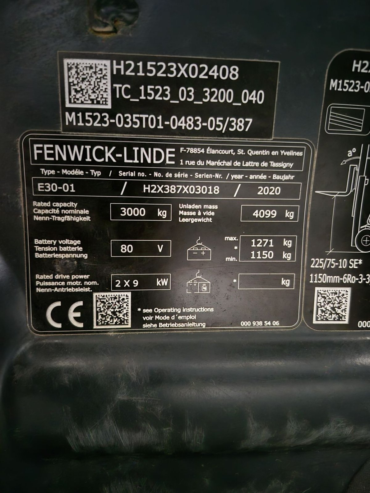 Frontstapler typu Linde E30-01, Gebrauchtmaschine v Biddinghuizen (Obrázek 10)