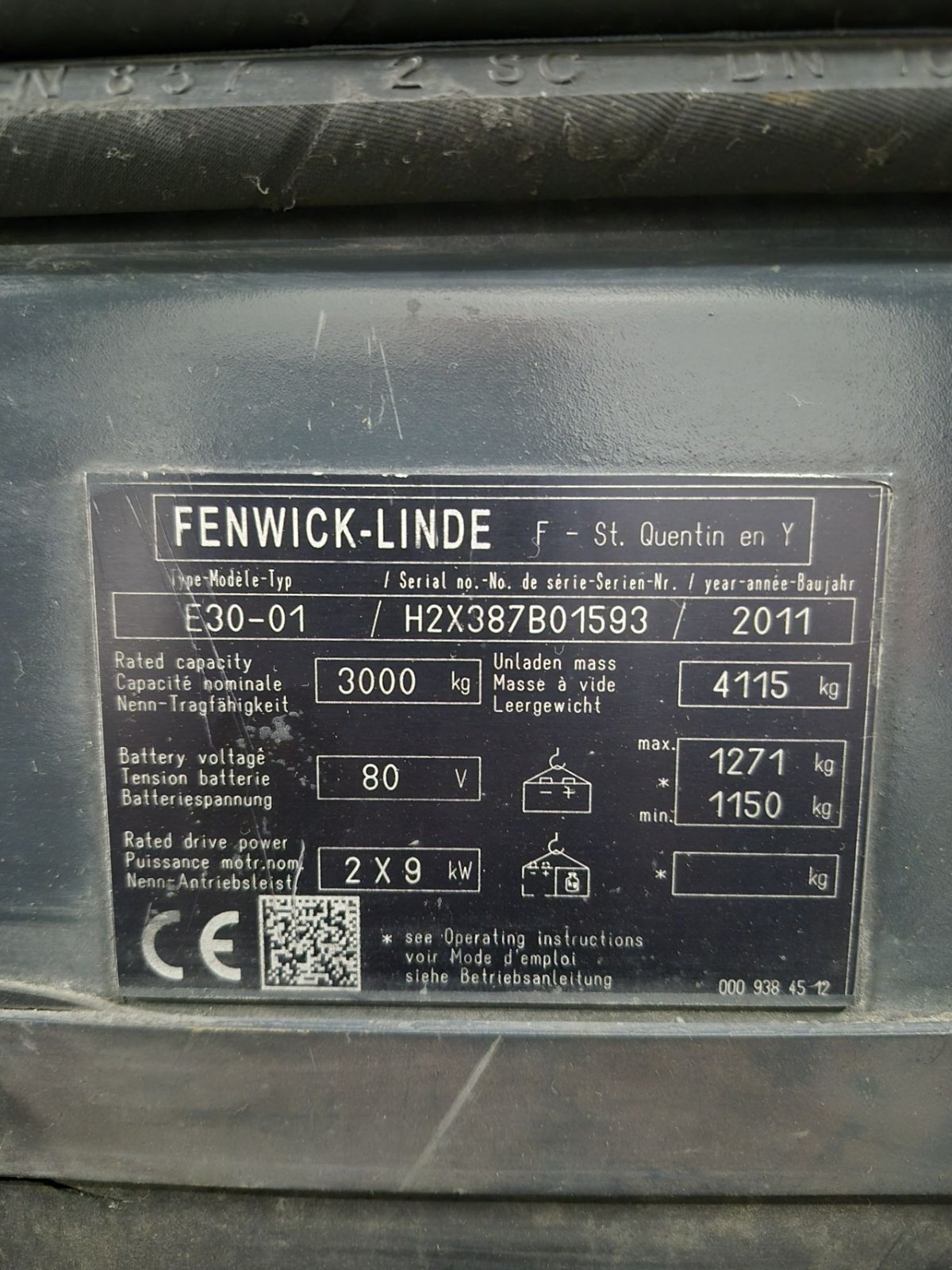 Frontstapler tip Linde E30-01, Gebrauchtmaschine in Biddinghuizen (Poză 11)