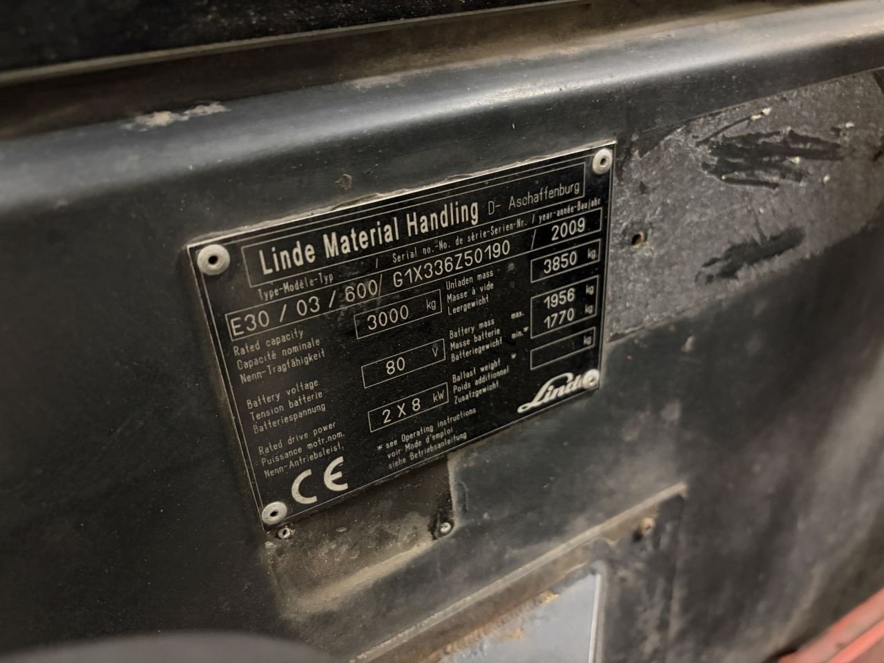 Frontstapler des Typs Linde E30/600-03, Gebrauchtmaschine in Leeuwarden (Bild 5)