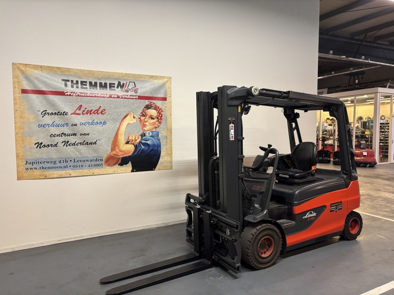 Frontstapler des Typs Linde E30RL-01 387, Gebrauchtmaschine in Leeuwarden (Bild 1)