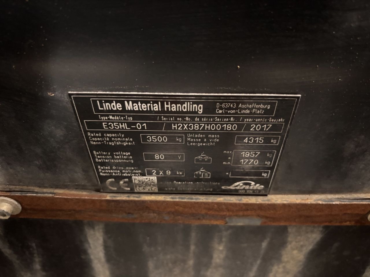 Frontstapler des Typs Linde E35HL-387, Gebrauchtmaschine in Leeuwarden (Bild 10)