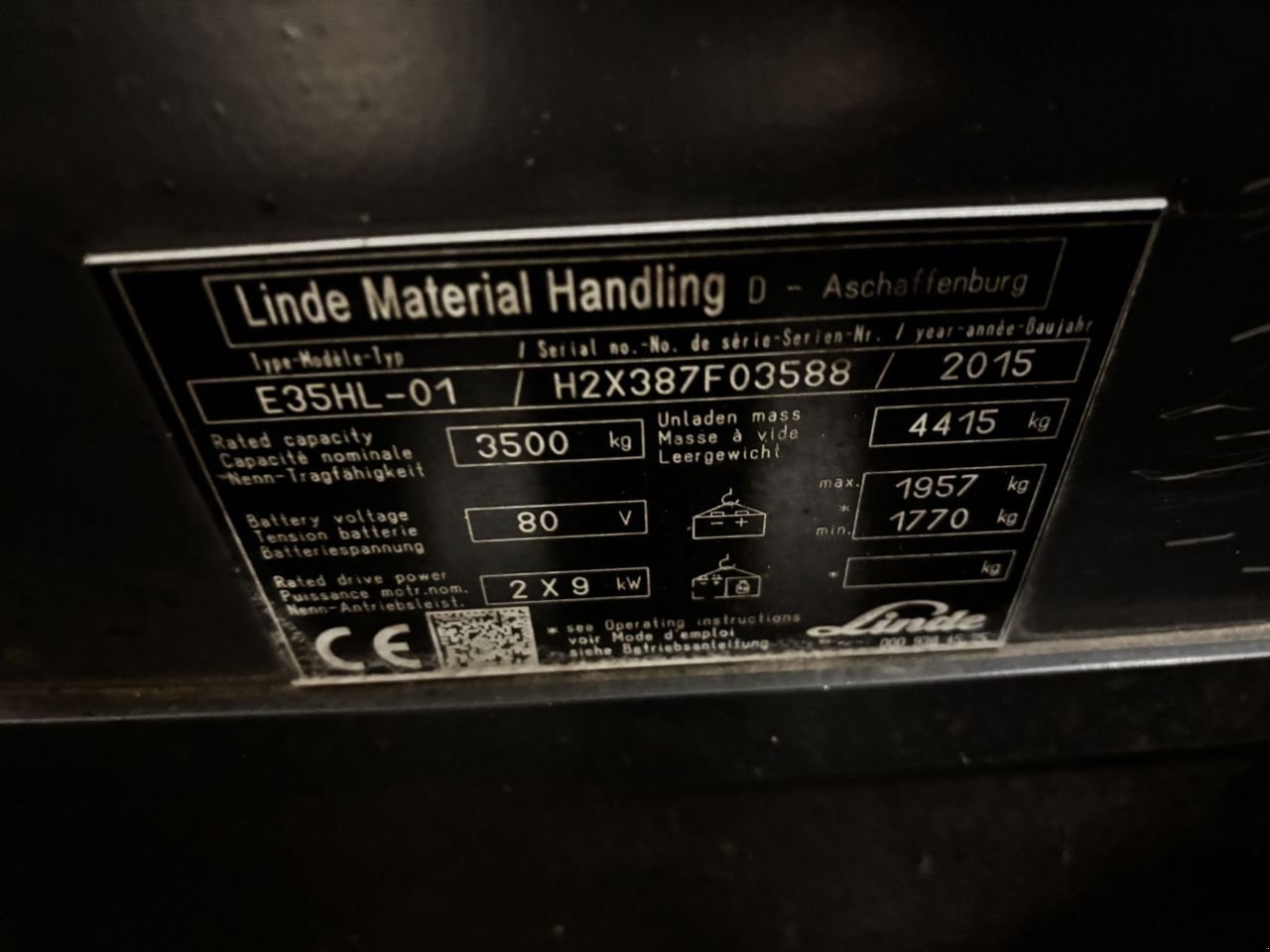 Frontstapler of the type Linde E35HL-387, Gebrauchtmaschine in Leeuwarden (Picture 7)