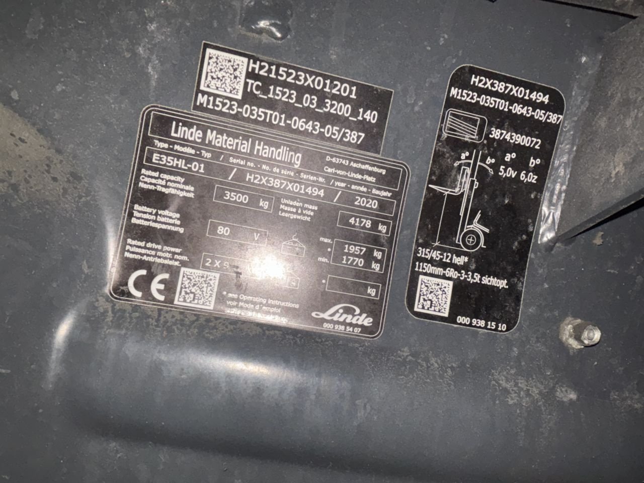 Frontstapler za tip Linde E35HL-387, Gebrauchtmaschine u Leeuwarden (Slika 6)