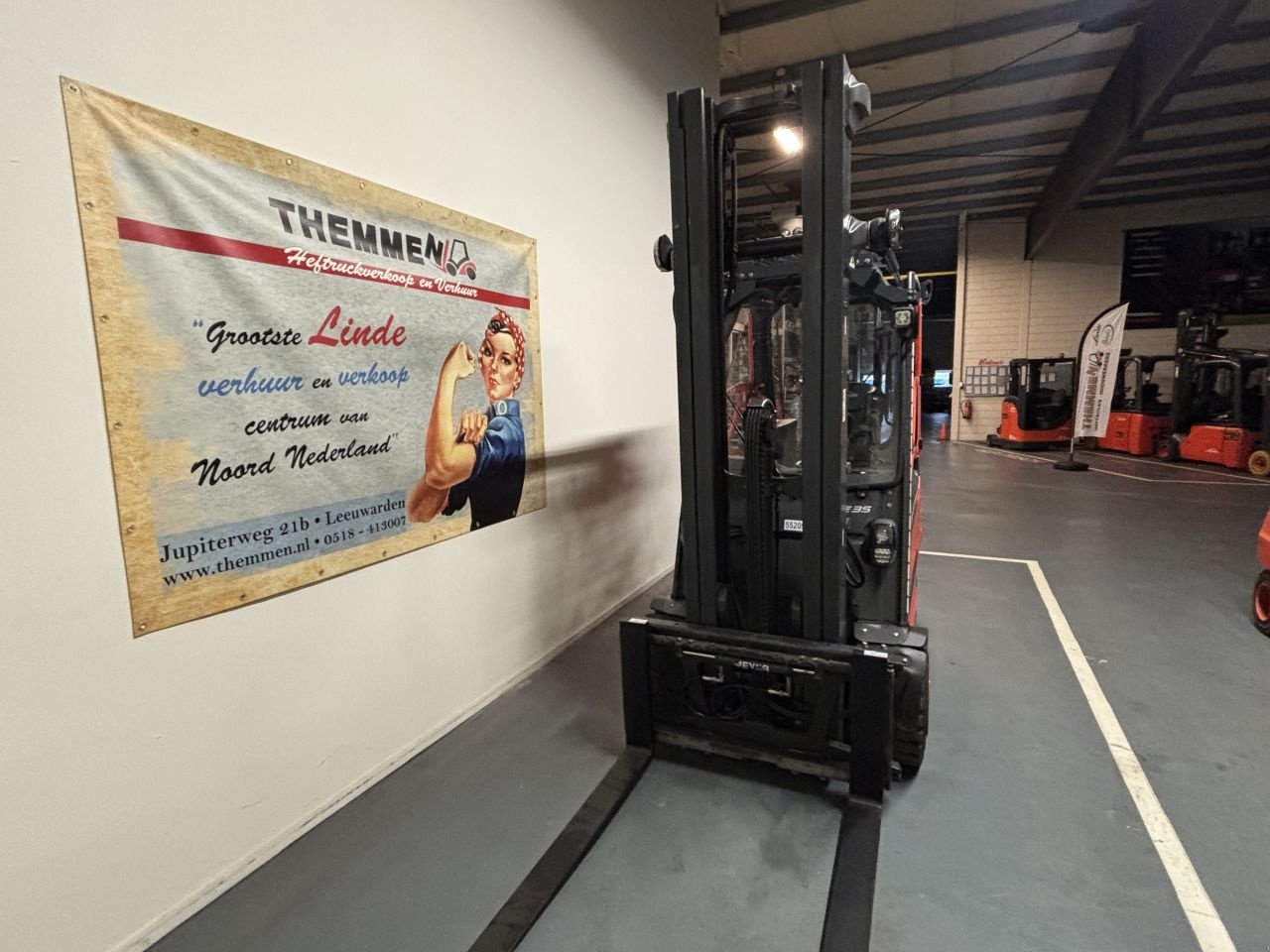 Frontstapler of the type Linde E35HL-387, Gebrauchtmaschine in Leeuwarden (Picture 5)