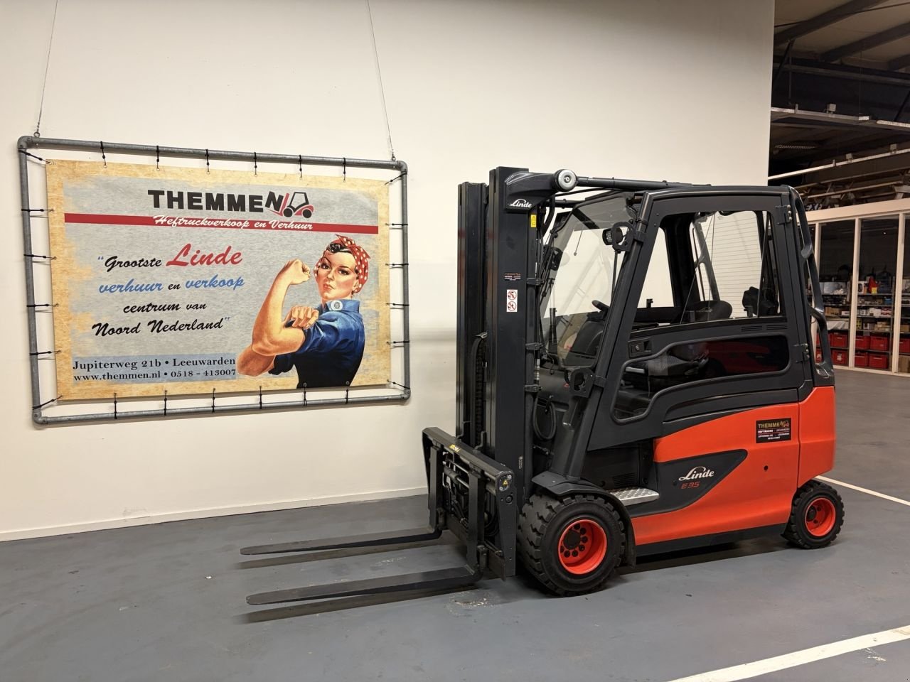 Frontstapler tip Linde E35HL-387, Gebrauchtmaschine in Leeuwarden (Poză 1)