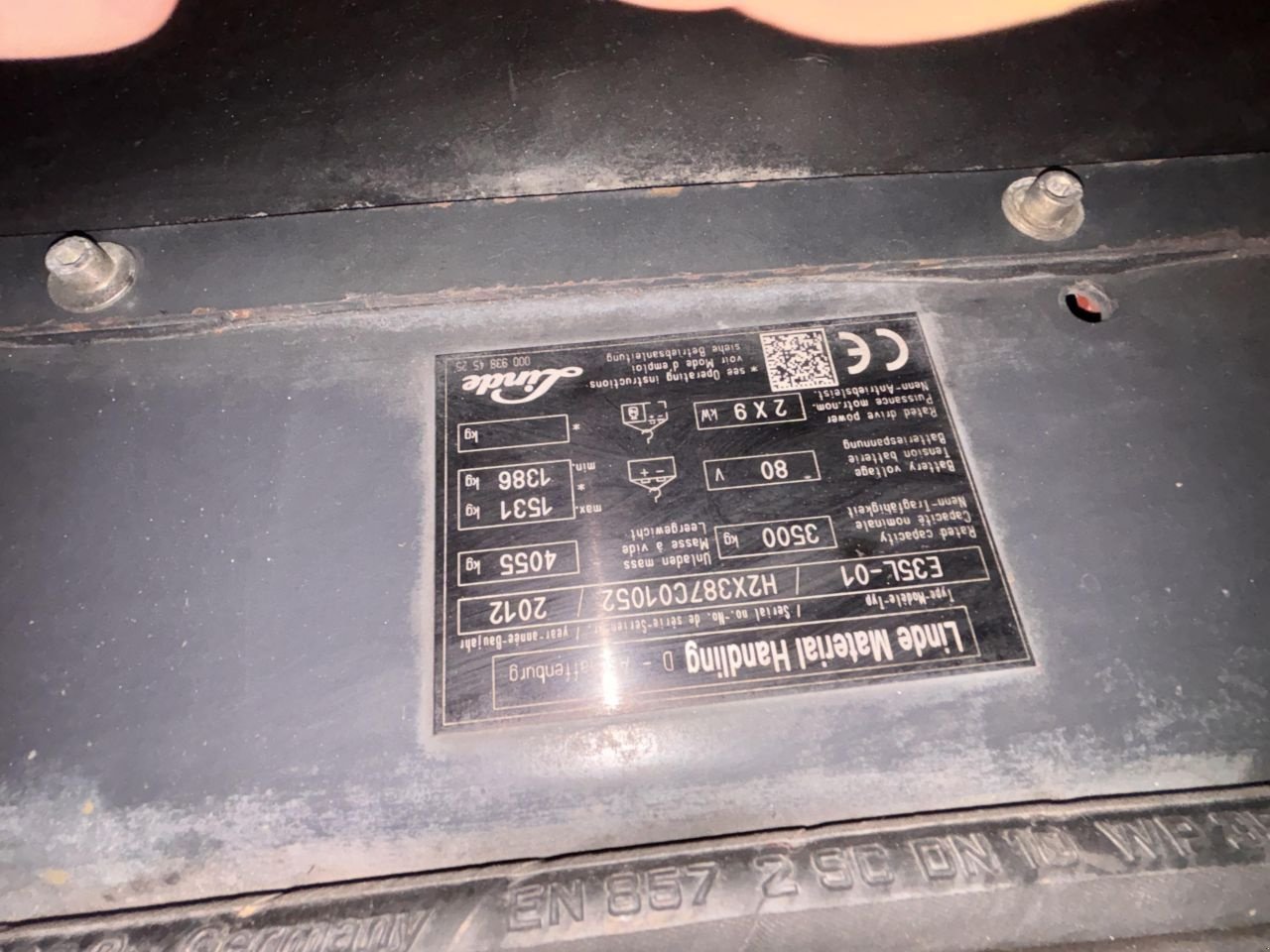 Frontstapler del tipo Linde E35L, Gebrauchtmaschine In Leeuwarden (Immagine 7)