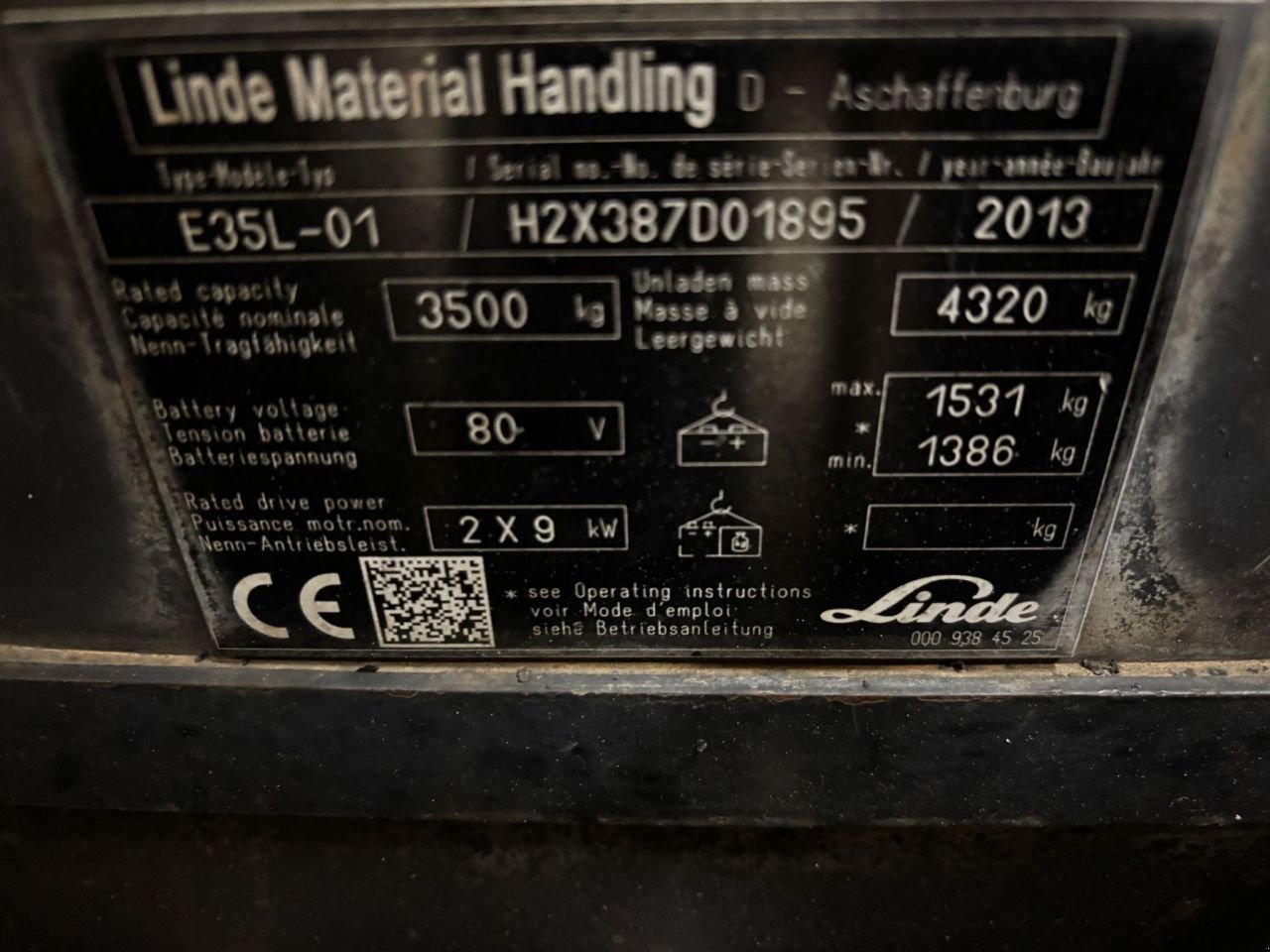 Frontstapler typu Linde E35L, Gebrauchtmaschine v Leeuwarden (Obrázek 5)