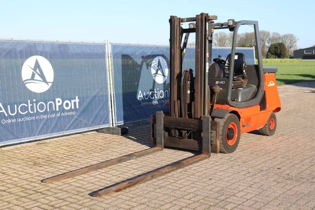 Frontstapler des Typs Linde E40P, Gebrauchtmaschine in Antwerpen (Bild 10)