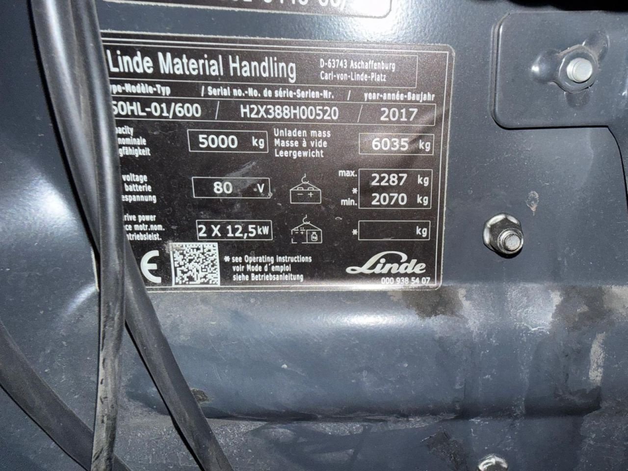 Frontstapler типа Linde E50-02, Gebrauchtmaschine в Vianen (Фотография 6)