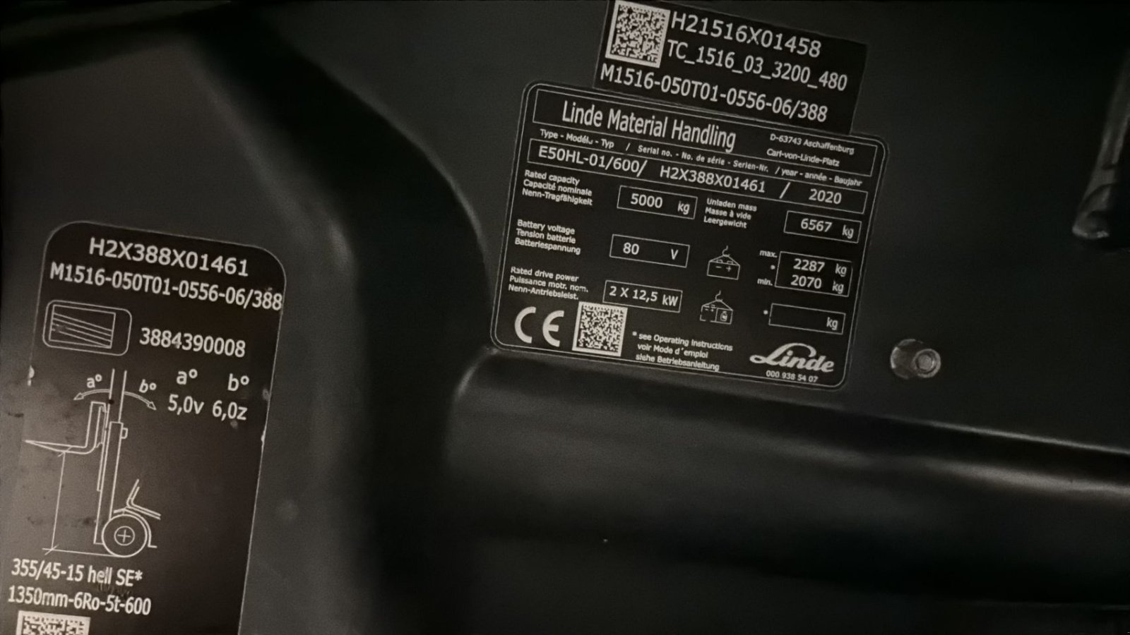 Frontstapler des Typs Linde E50HL-01/600, Gebrauchtmaschine in Leeuwarden (Bild 7)