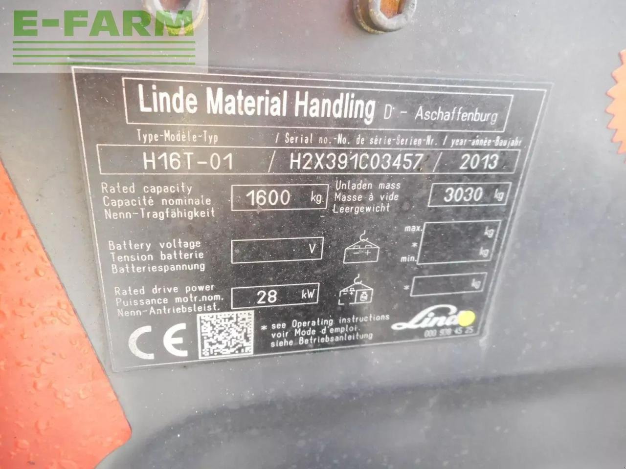 Frontstapler des Typs Linde h 16 t, Gebrauchtmaschine in ST. NIKOLAI/DR. (Bild 7)
