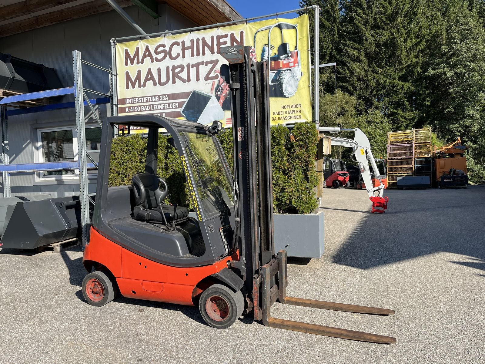 Frontstapler du type Linde H 18 D, Gebrauchtmaschine en Bad Leonfelden (Photo 2)