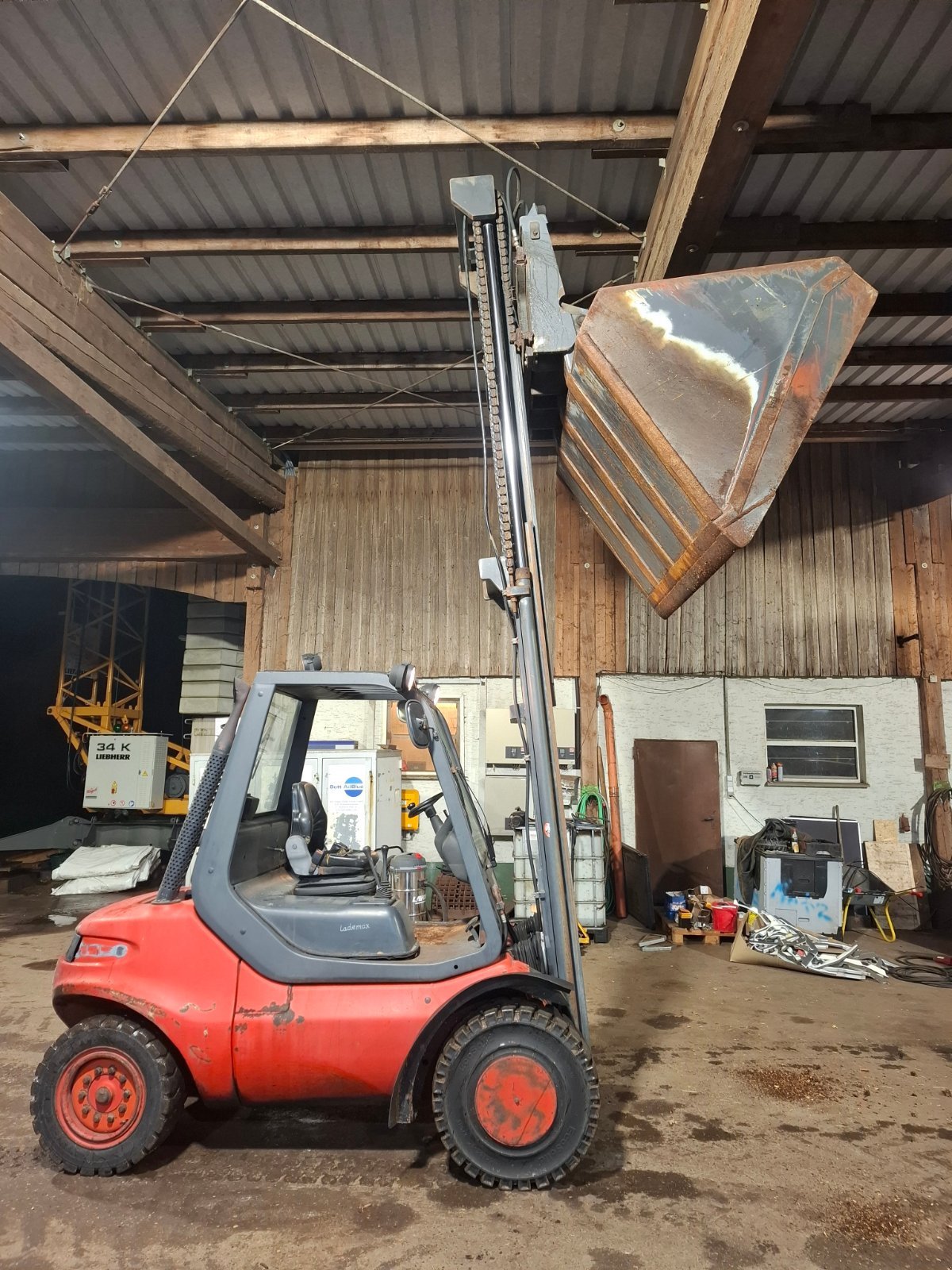 Frontstapler του τύπου Linde H 45 D, Gebrauchtmaschine σε Tannhausen (Φωτογραφία 2)