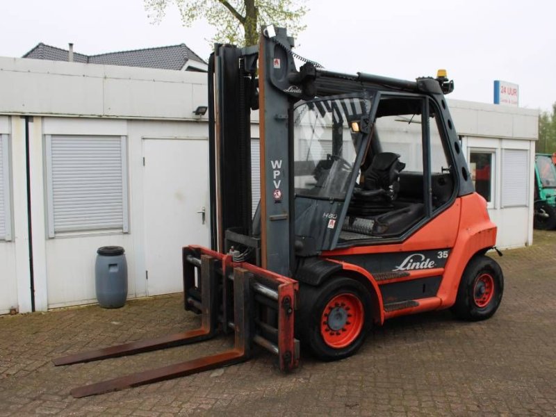Linde H 80 D, Gebrauchtmaschine, Baujahr: 2009 (Bild 1) Frontstapler des Typs Linde H 80 D, Gebrauchtmaschine in Rucphen (Bild 1)