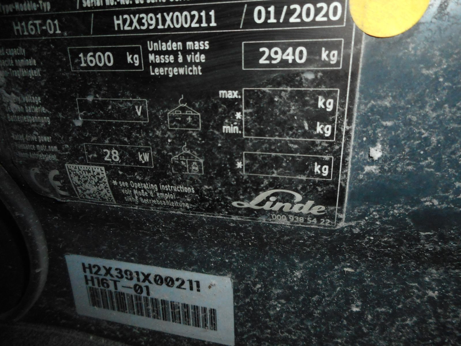 Frontstapler типа Linde H16T-01 Triplex 4,62m + SS, Gebrauchtmaschine в St. Nikolai ob Draßling (Фотография 8)