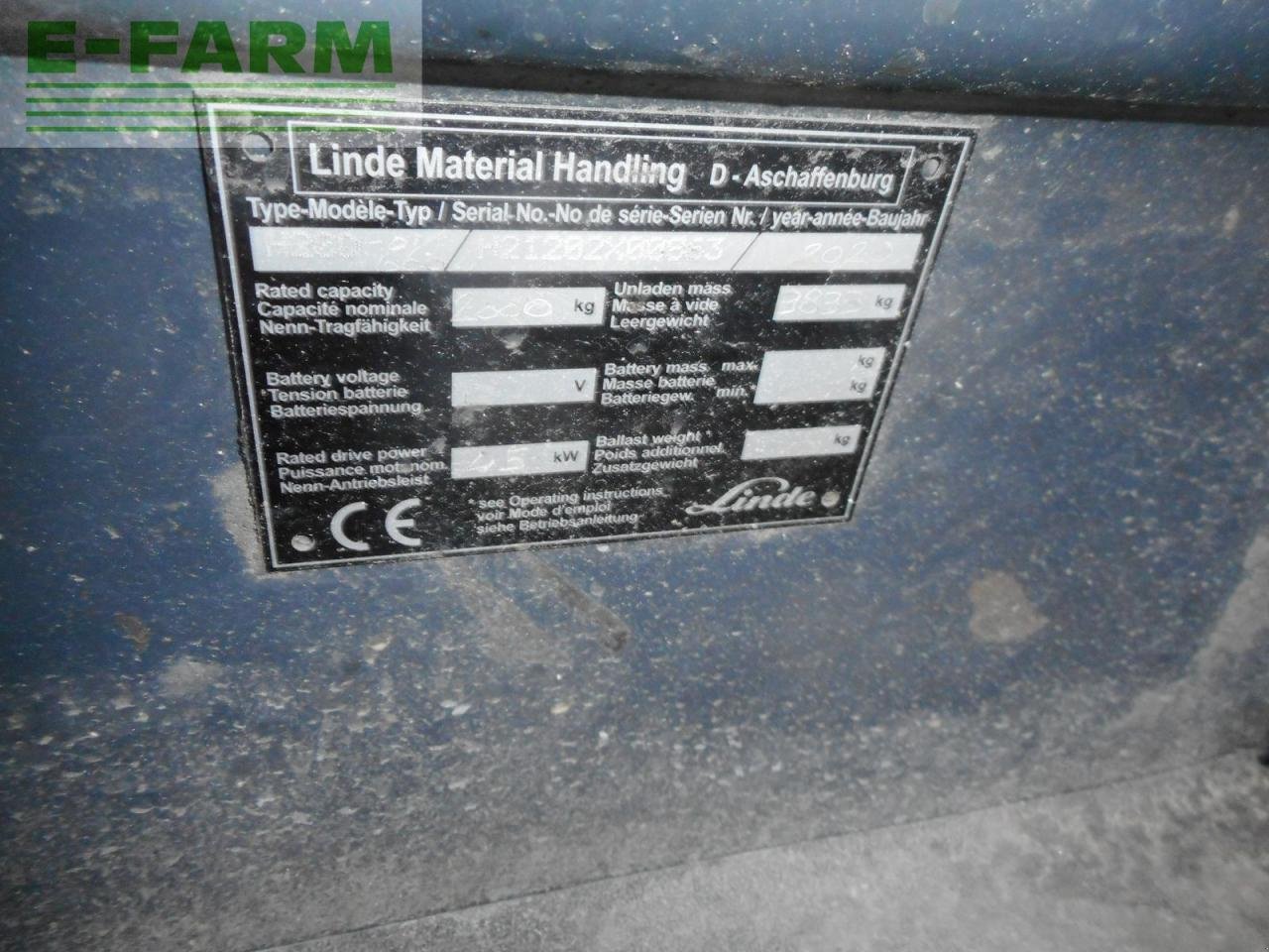 Frontstapler del tipo Linde h20d-01/600 ( neues modell mit deutz motor ), Gebrauchtmaschine en ST. NIKOLAI/DR. (Imagen 9)