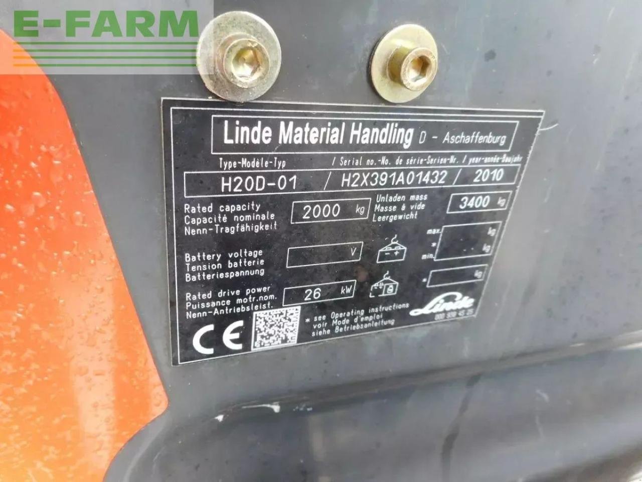 Frontstapler des Typs Linde h20d-01 triplex 5,47 meter, Gebrauchtmaschine in ST. NIKOLAI/DR. (Bild 6)