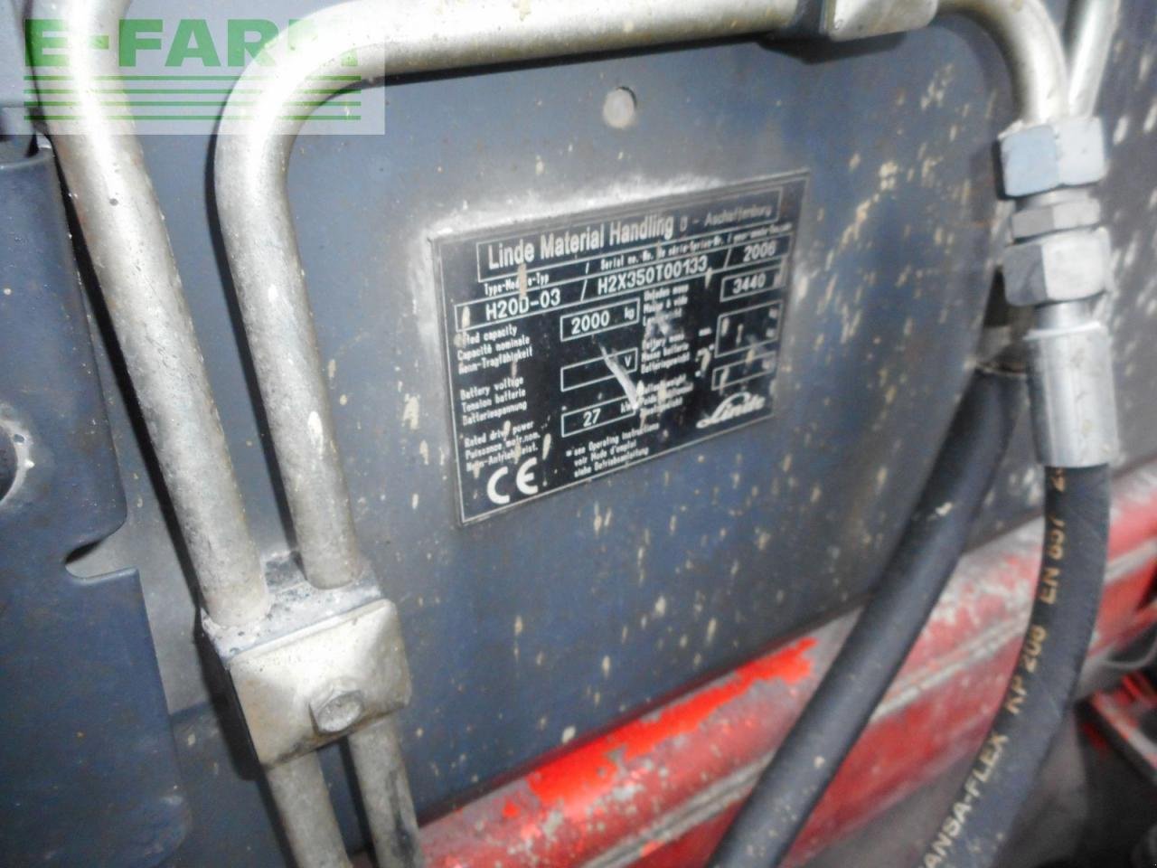 Frontstapler tip Linde h20d-03 triplex 4,7m + ss + kabine mit heizung, Gebrauchtmaschine in ST. NIKOLAI/DR. (Poză 8)