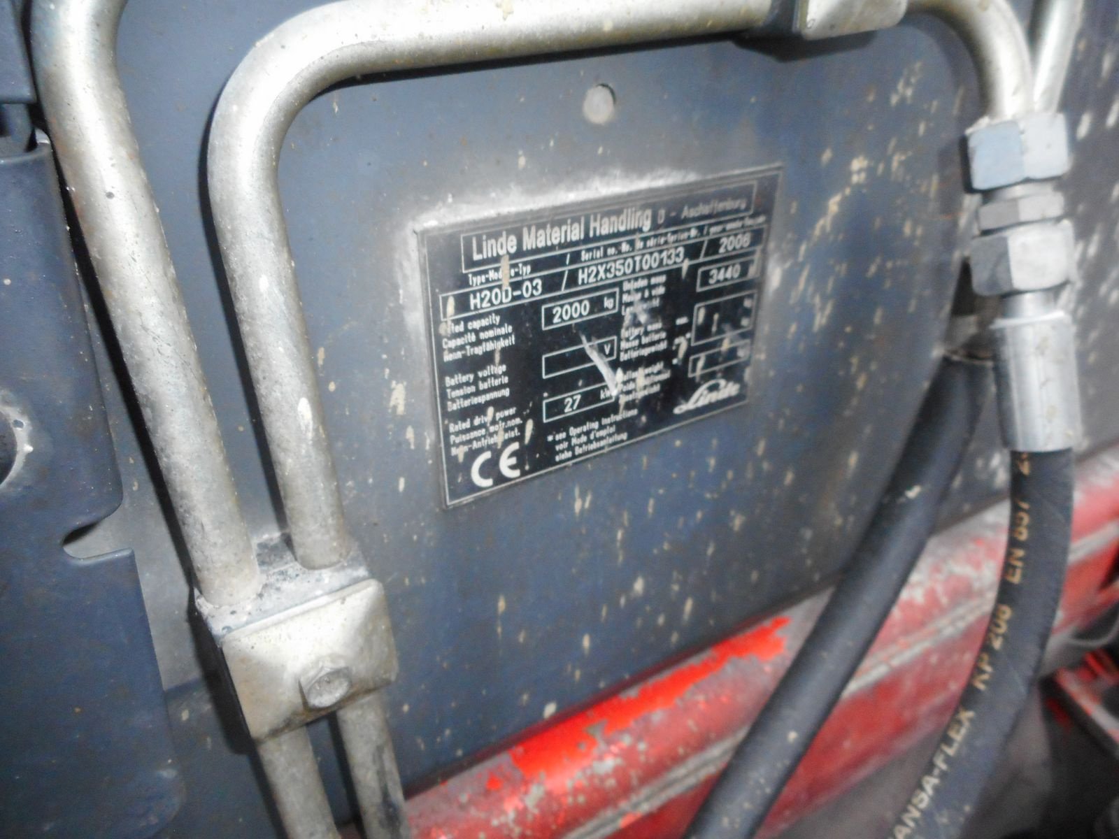 Frontstapler tip Linde H20D-03 Triplex 4,7m + SS + Kabine mit Heizung, Gebrauchtmaschine in St. Nikolai ob Draßling (Poză 8)