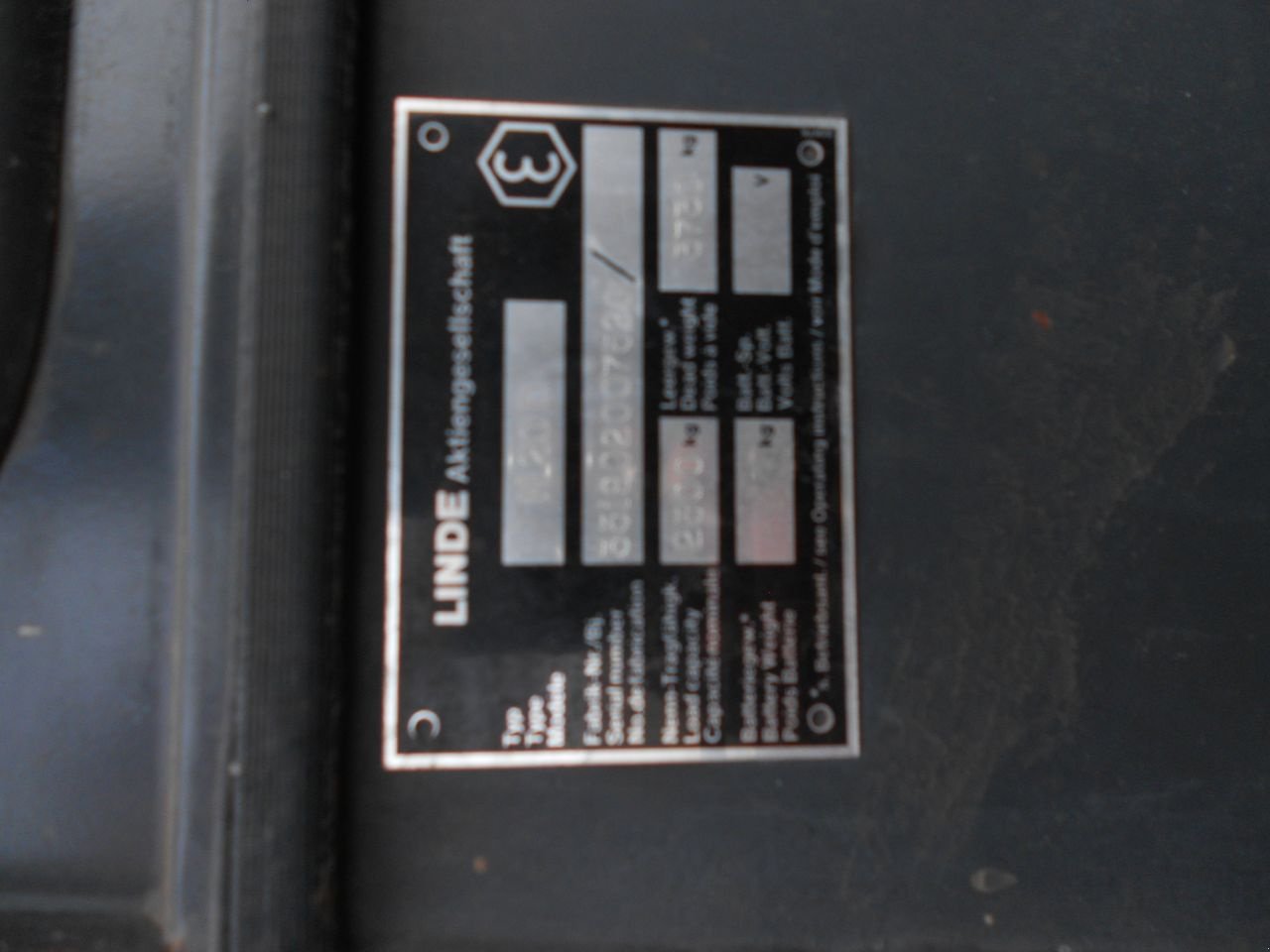 Frontstapler Türe ait Linde H20D, Gebrauchtmaschine içinde Oirschot (resim 6)