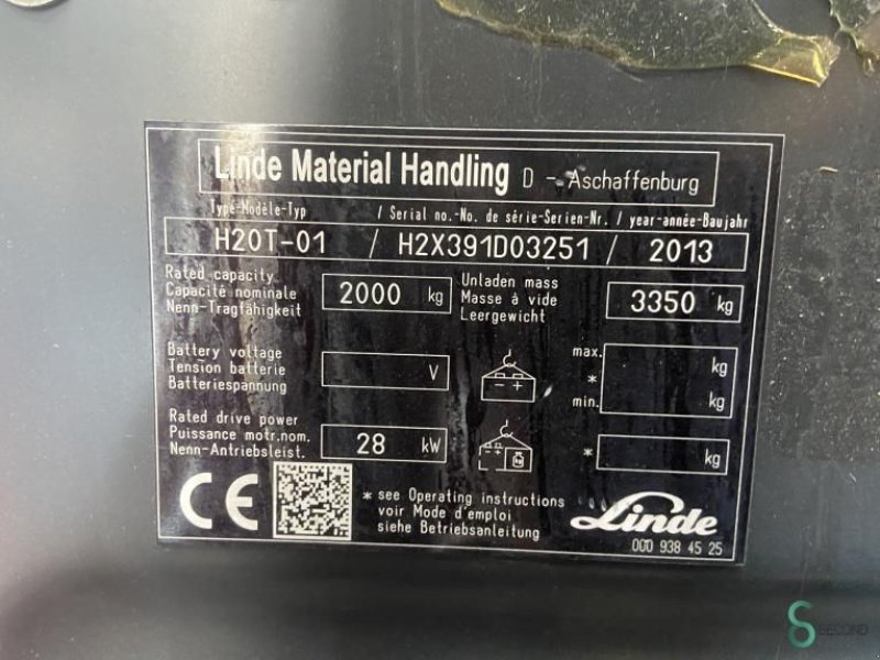 Frontstapler des Typs Linde H20T, Gebrauchtmaschine in Wijchen (Bild 9)