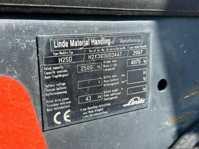 Frontstapler of the type Linde H25, Gebrauchtmaschine in NATTERNBACH (Picture 14)