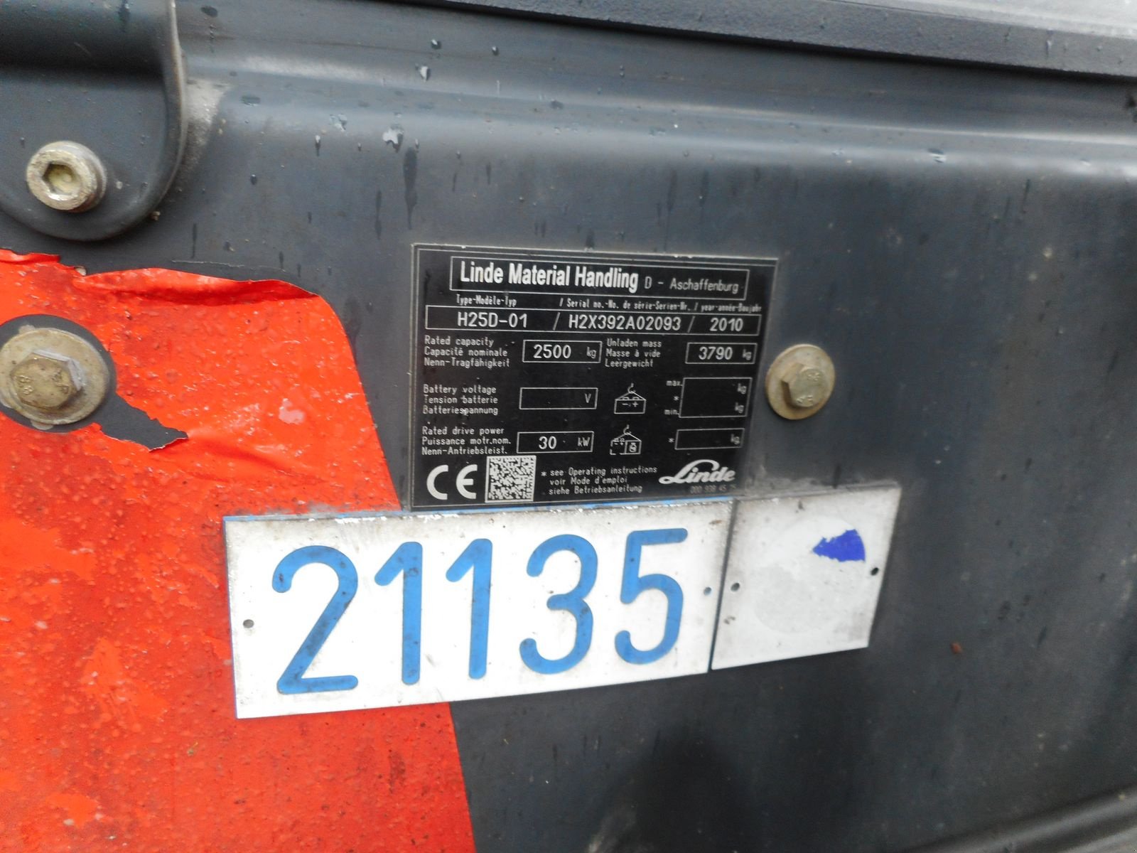 Frontstapler del tipo Linde H25D-01 Triplex 4,7m + SS + ZV, Gebrauchtmaschine In St. Nikolai ob Draßling (Immagine 7)