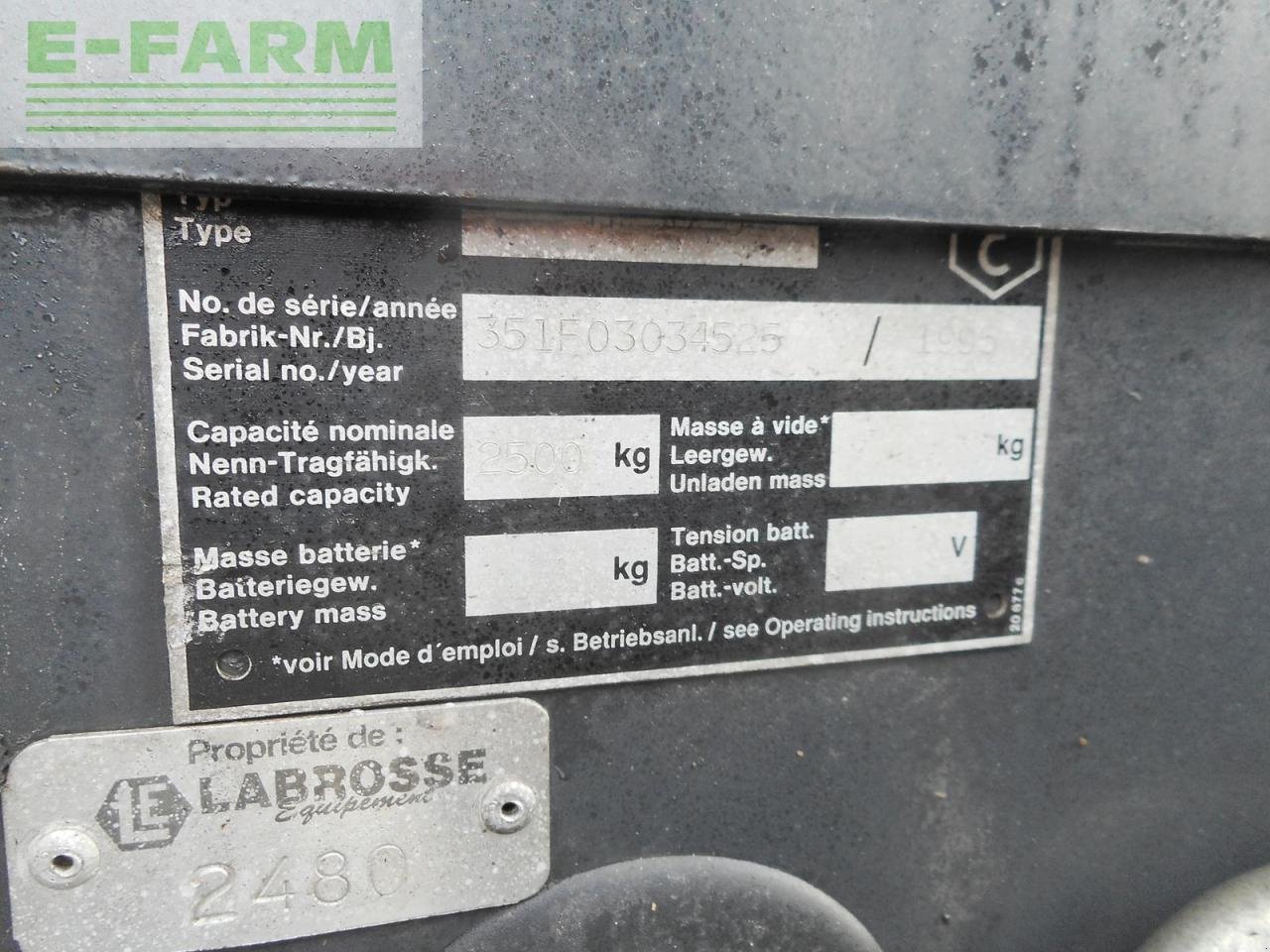 Frontstapler of the type Linde h25d-02 triplex 6,4m + ss ( perkins motor ), Gebrauchtmaschine in ST. NIKOLAI/DR. (Picture 7)