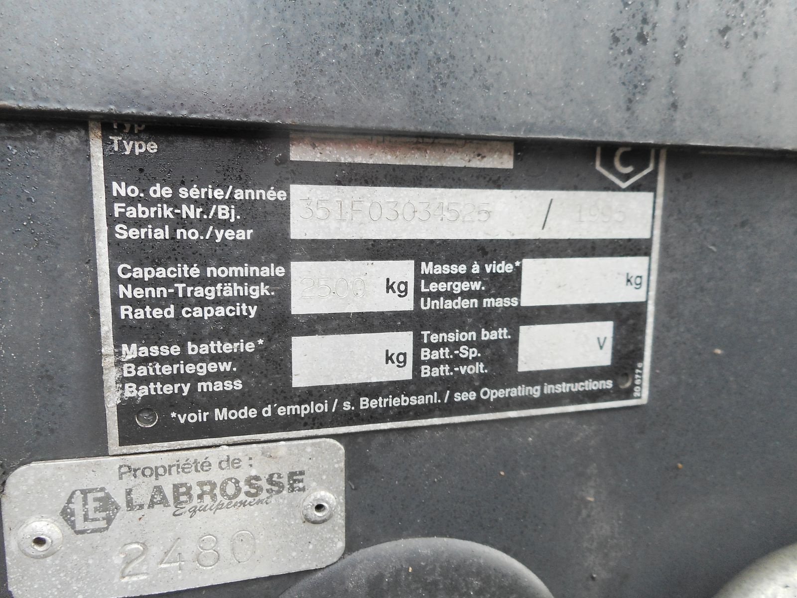 Frontstapler Türe ait Linde H25D-02 Triplex 6,4m + SS ( Perkins Motor ), Gebrauchtmaschine içinde St. Nikolai ob Draßling (resim 7)