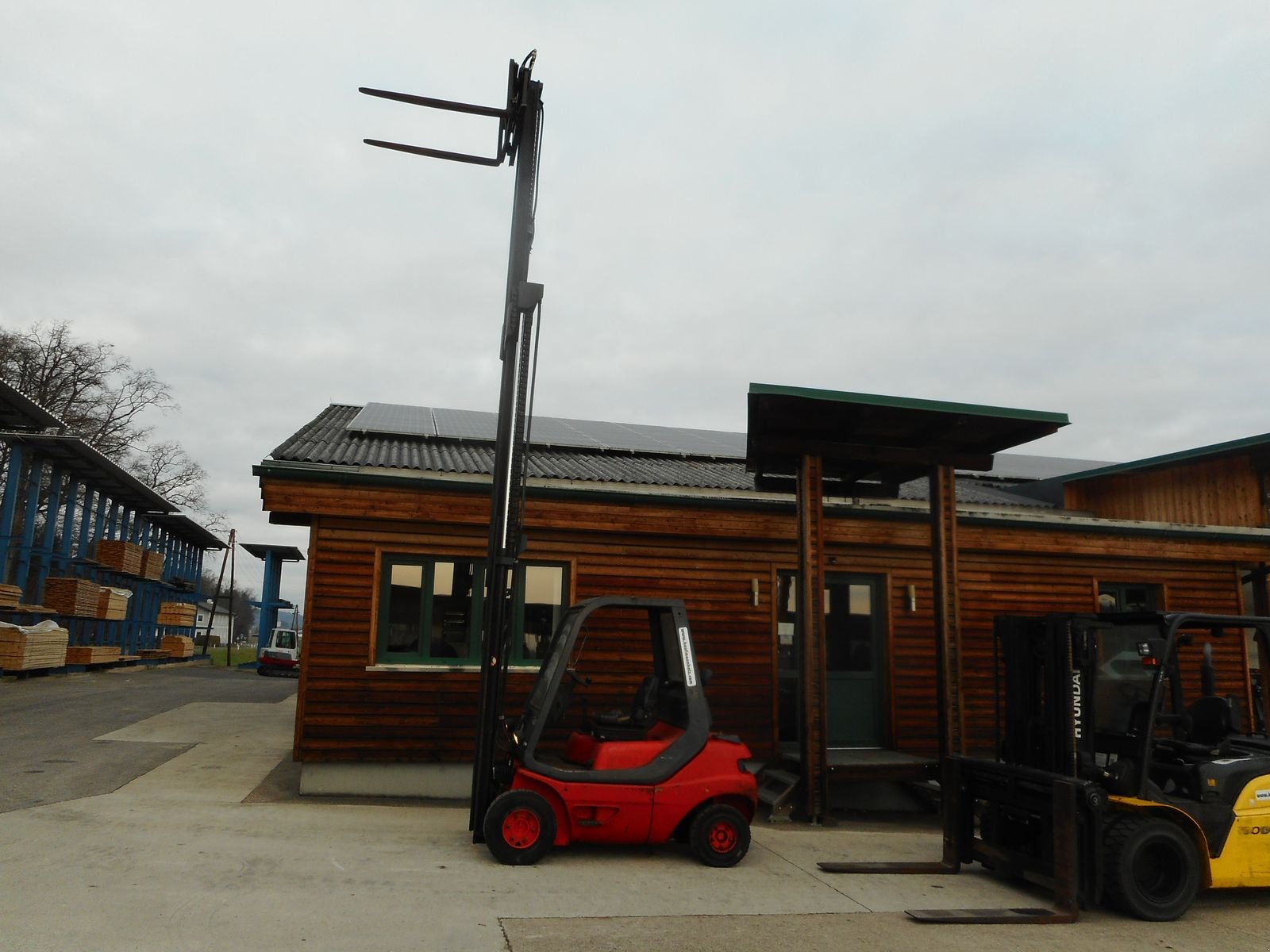 Frontstapler Türe ait Linde H25D-02 Triplex 6,4m + SS ( Perkins Motor ), Gebrauchtmaschine içinde St. Nikolai ob Draßling (resim 17)