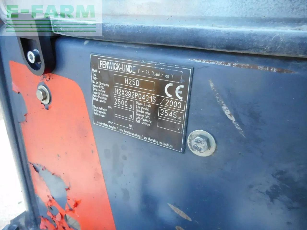 Frontstapler des Typs Linde h25d mit ss + ls + halbkab., Gebrauchtmaschine in ST. NIKOLAI/DR. (Bild 8)